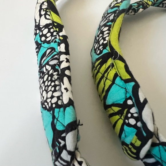 Vera Bradley Blue and Green Travel Bag with Quilted Cotton - Picture 7 of 14